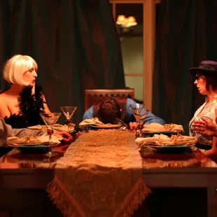 For the first course, we have salad, and for the second course, demise!!