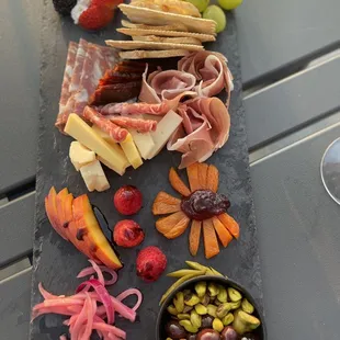 Charcuterie board- sooo good!
