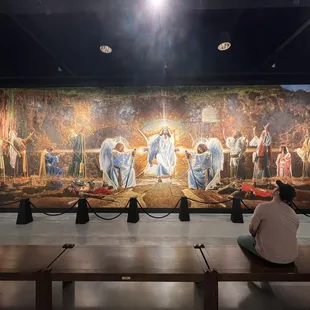 40ft mural of The Resurrection.