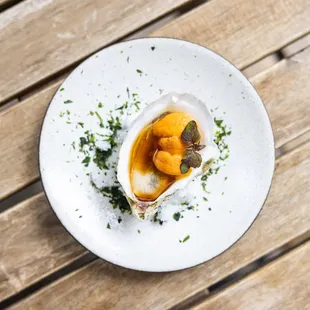 MOONRISE OYSTERS (EAST DENNIS, MA): Uni | Yuzu | Green Peppercorn Mignonette