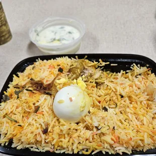 Awadhi Chicken Biryani - delicious!