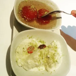 Gulab Jamun with Cardamom Ice Cream