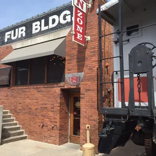 the outside of the building