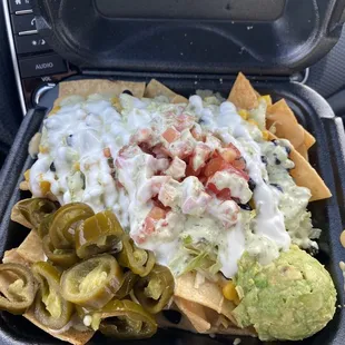Loaded Veggie Nachos
