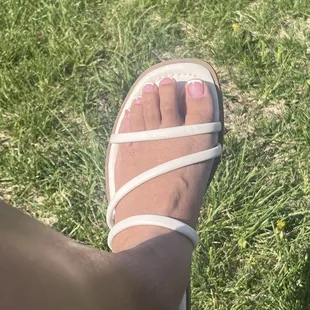 Gel french tip by Tatiana