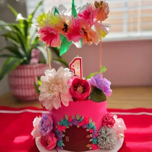 Strawberry/Raspberry Delight Cake