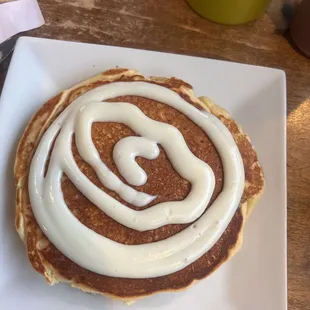 Cinnamon Roll Pancake