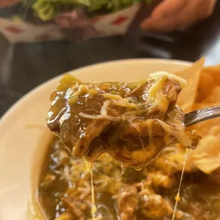 The green chili is ridiculous!! So good