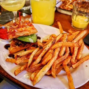 WTF Waffle Sandwich (vegetarian version)