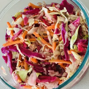 Homemade coleslaw