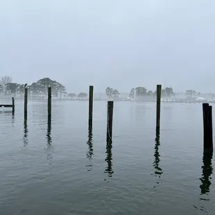 Foggy day at The Narrows Restaurant.