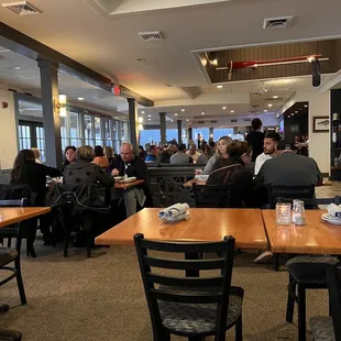 Inside the restaurant