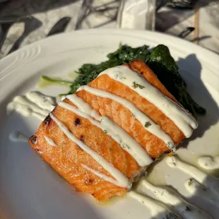 Baked salmon