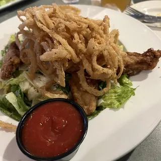 Fried Oyster Caesar Salad
