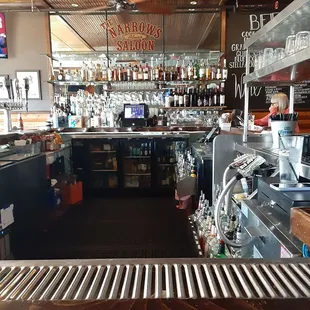 Bar area - lots of taps!