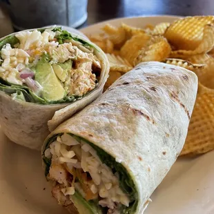 Chicken avocado wrap