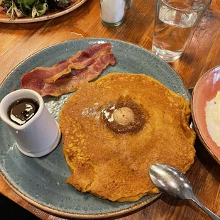 Pumpkin pancake breakfast