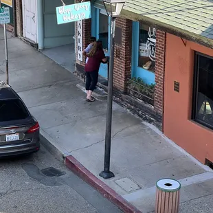 The Blue Door from Balcony