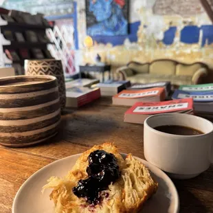 Croissant + coffee