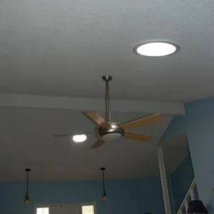 Solatubes look great even on vaulted ceilings