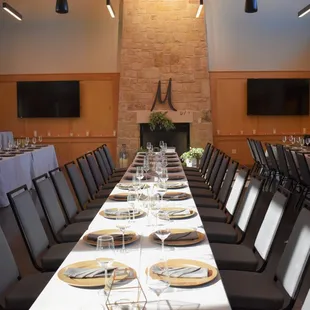 Dinner Reception setup at Nature &amp; Retreat Center.