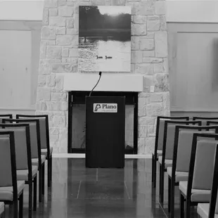 Theater style presentation at Nature &amp; Retreat Center.