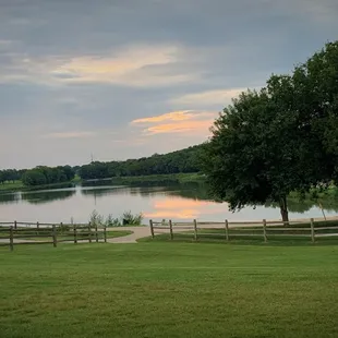 Calm morning at Oak Point Park.