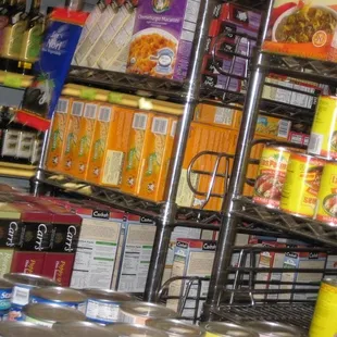 well stocked shelves at Nature Stop on Grant Ave in North Beach