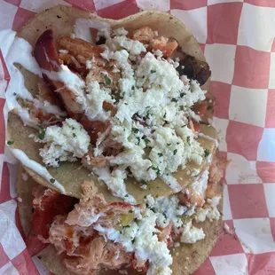 Lobster tacos