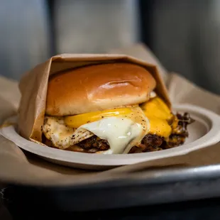 Sausage, Egg, cheese
