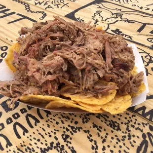 Brisket nachos