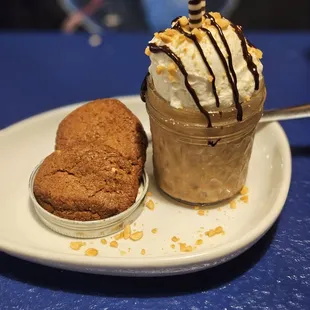 Chocolate peanut butter ice cream. The cookie was hard as a rock, but my father in law was too embarrassed to say anything.