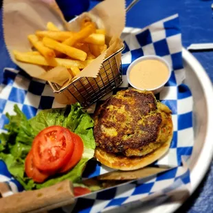 Crab Cake Burger