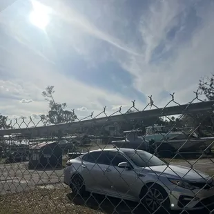 Distant water view of the river