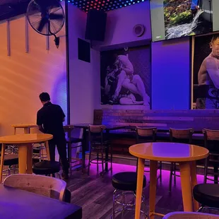 More seating inside