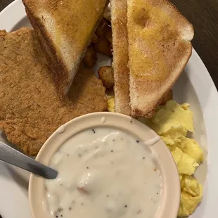Country Fried Steak Plate Breakfast