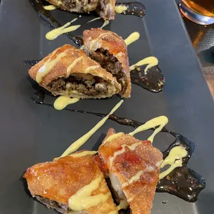 Cheesesteak eggrolls