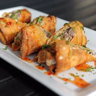 Cheesesteak Egg Rolls
