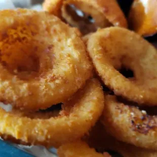 Crunchy tasty onion rings