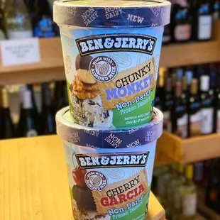 A few options for our non-dairy ice cream lovers :)