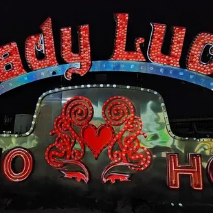 Lady Luck sign