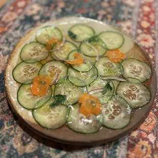 Cucumber Carpaccio