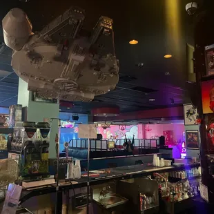 The bar and bowling