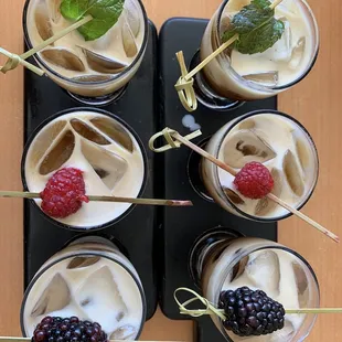 Specially Iced Coffee Flight.