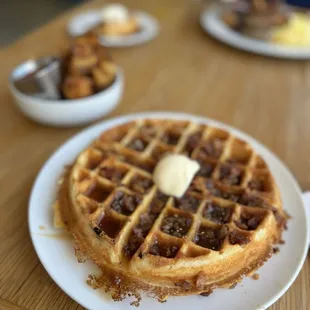 Bacon Waffles Plate