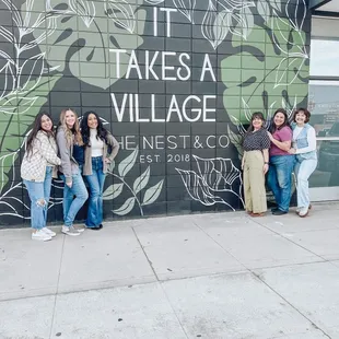 Some of our staff on our grand opening