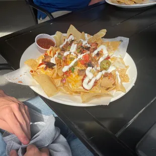 BBQ nachos