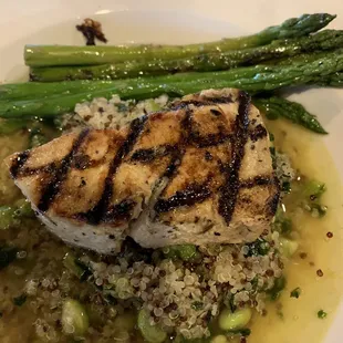 Grilled swordfish