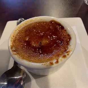 Orange cream brûlée