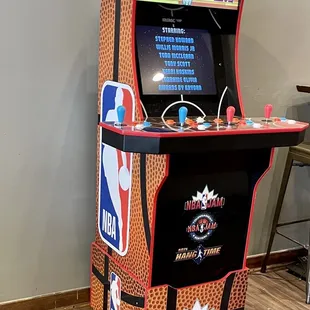 a basketball arcade machine
